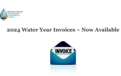 Greater Kaweah 2024 Water Year Invoices Sent