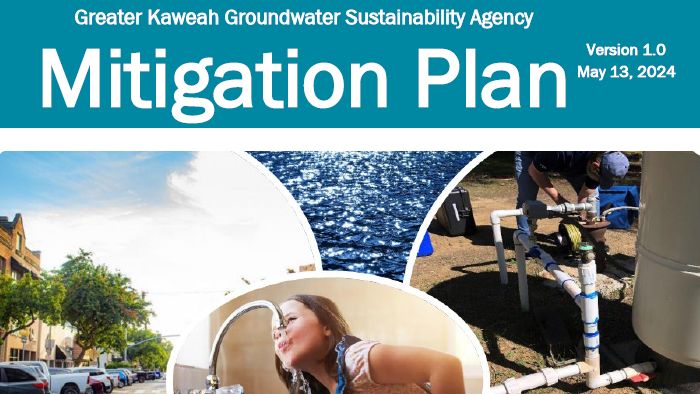 Greater Kaweah GSA Mitigation Plan & Program 2024